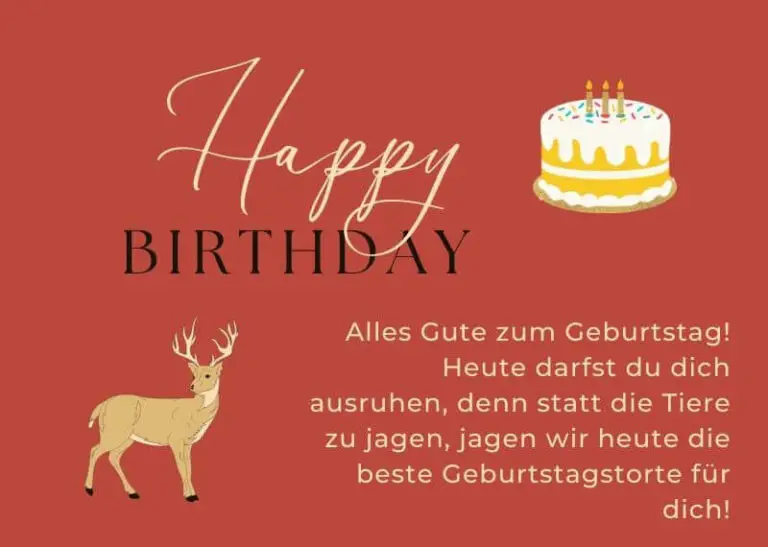 29+ Geburtstagswünsche für Jäger und Schützen