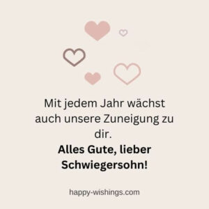 36+ Geburtstagswünsche für den Schwiegersohn witzig & schön