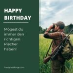 29+ Geburtstagswünsche für Jäger und Schützen