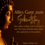 Buddhistische Weisheiten Geburtstag
