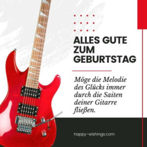 Spannende Happy Birthday Musiker Bild