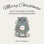 29+ Weihnachtswünsche für Katzen & Katzenfreunde