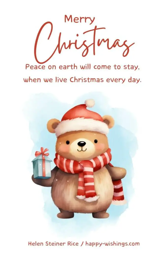 Englische Weihnachtsgrüße geschäftlich + Freunde & Familie