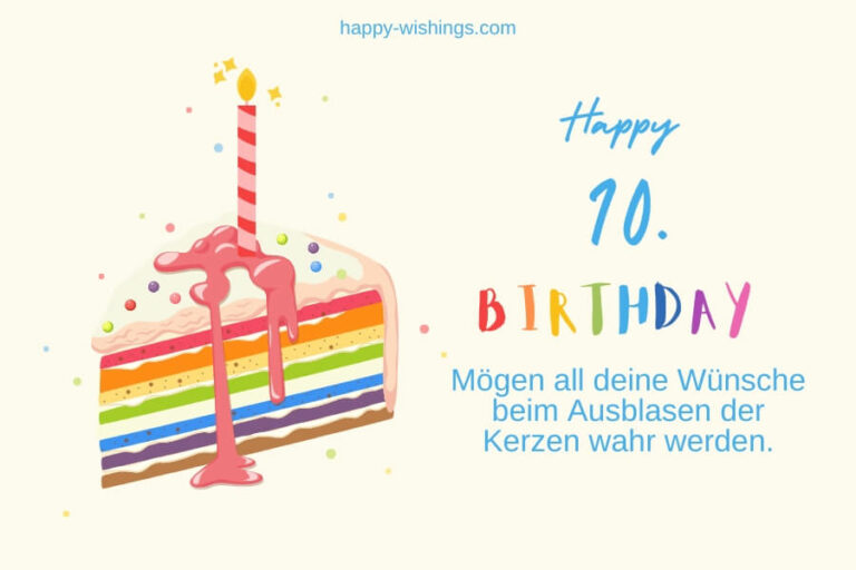 Glückwünsche zum 10. Geburtstag 39+ kindgerechte Sprüche