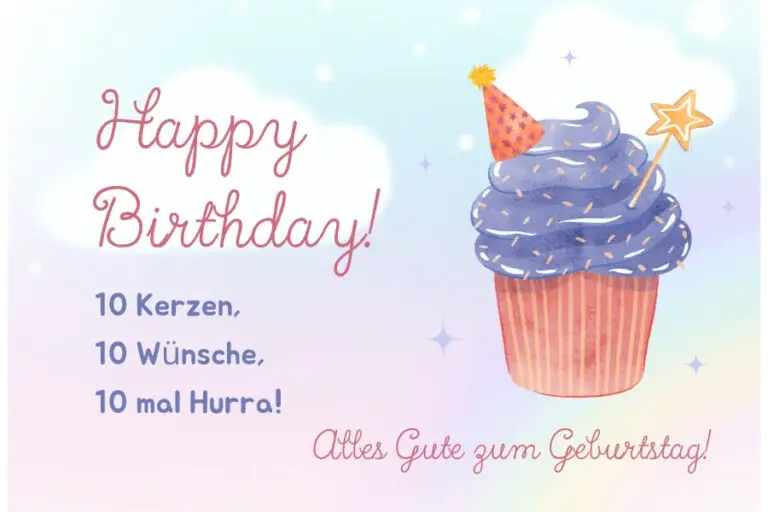 Glückwünsche zum 10. Geburtstag 39+ kindgerechte Sprüche